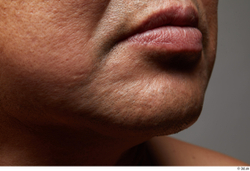 Face Mouth Cheek Skin Man Asian Overweight Wrinkles Studio photo references